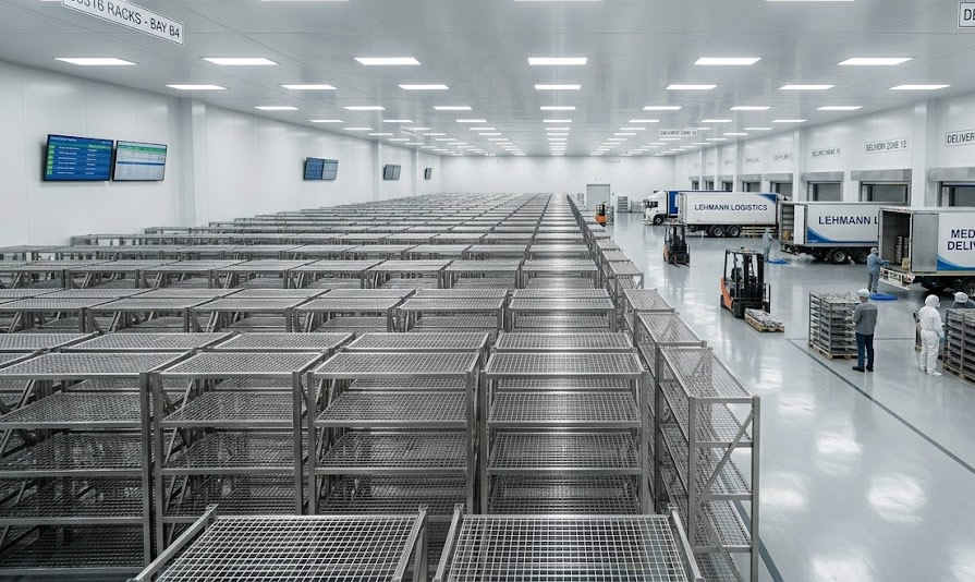 WHO-GMP Compliant Stainless Steel 316L Racking Installation