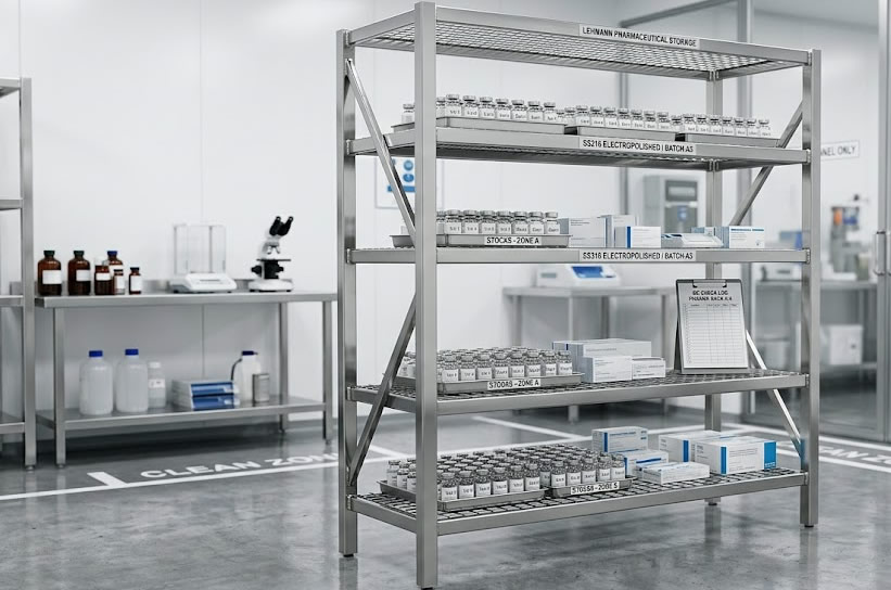 Pharmaceutical Full-Welded Shelving