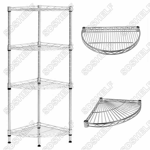 corner wire shelving