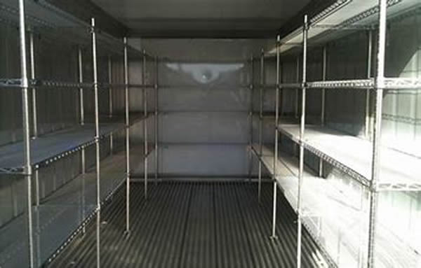 refrigerated container racks