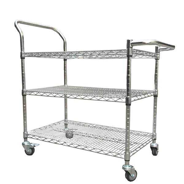 stainless shelving-trolley