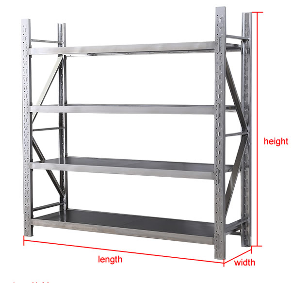 stainless steel storage shelves