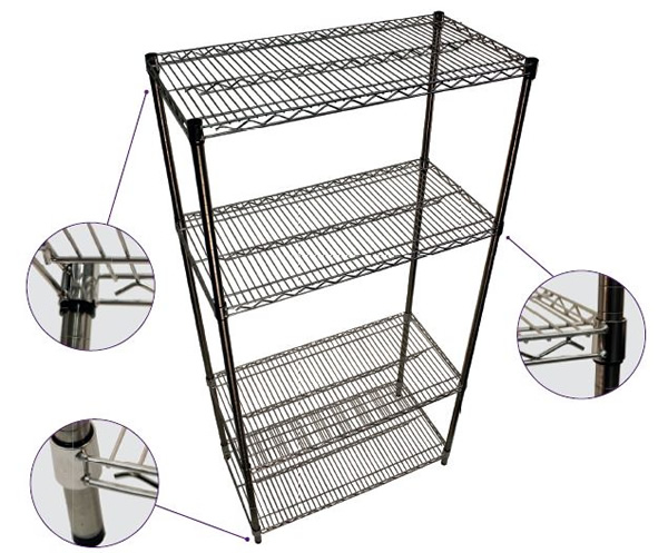 stainless steel wire shelving