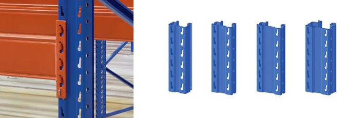 stow pallet rack upright frame